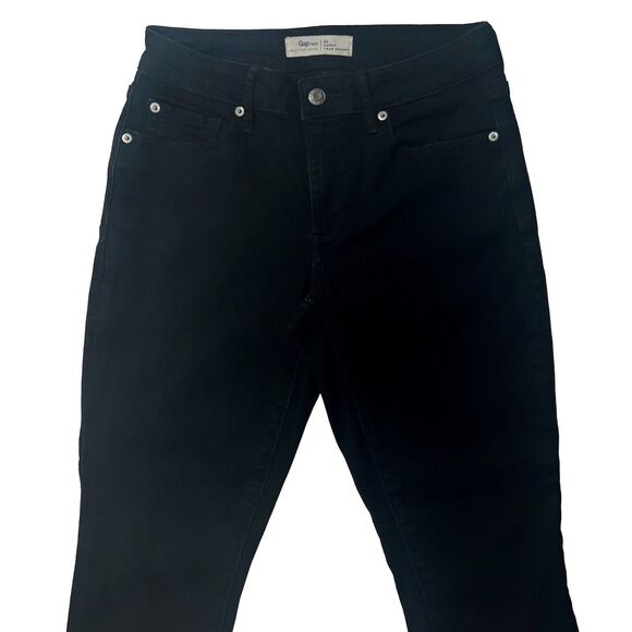 Gap Black Denim Jeans Curvy True Skinny Womens Size 28 - Picture 3 of 10
